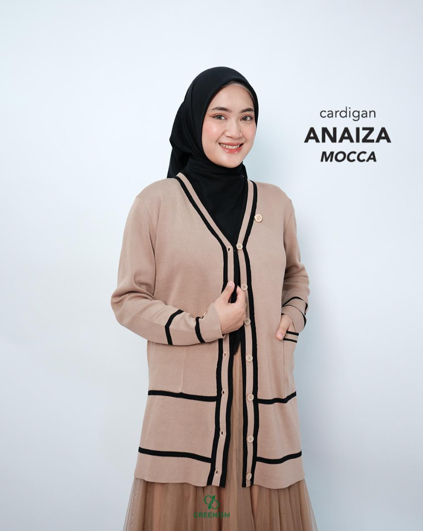 GREENISM - Anaiza Cardigan | Baju Atasan Wanita Terbaru 2026