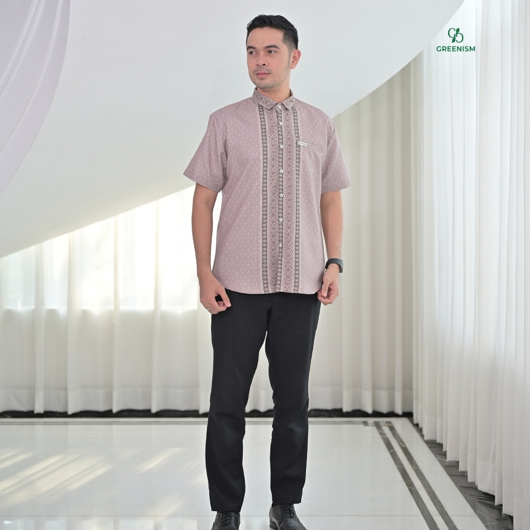 Greenism | Pre Order | Senada Selaras Koko Dewasa Lengan Pendek | All Color | Sarimbit Terbaru Lebaran 2027