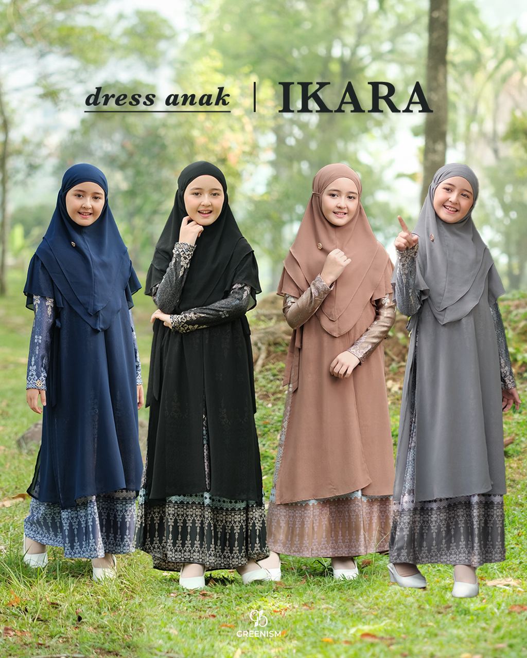 GREENISM - IKARA DRESS ANAK I READY STOCK