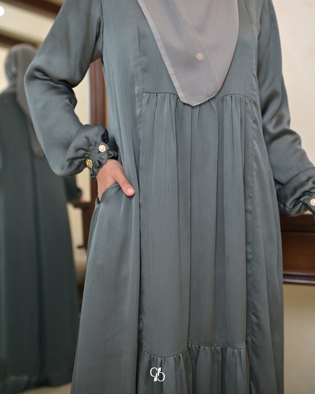 GREENISM - Afiya Dress XS - XXL | Baju Atasan Wanita Terbaru