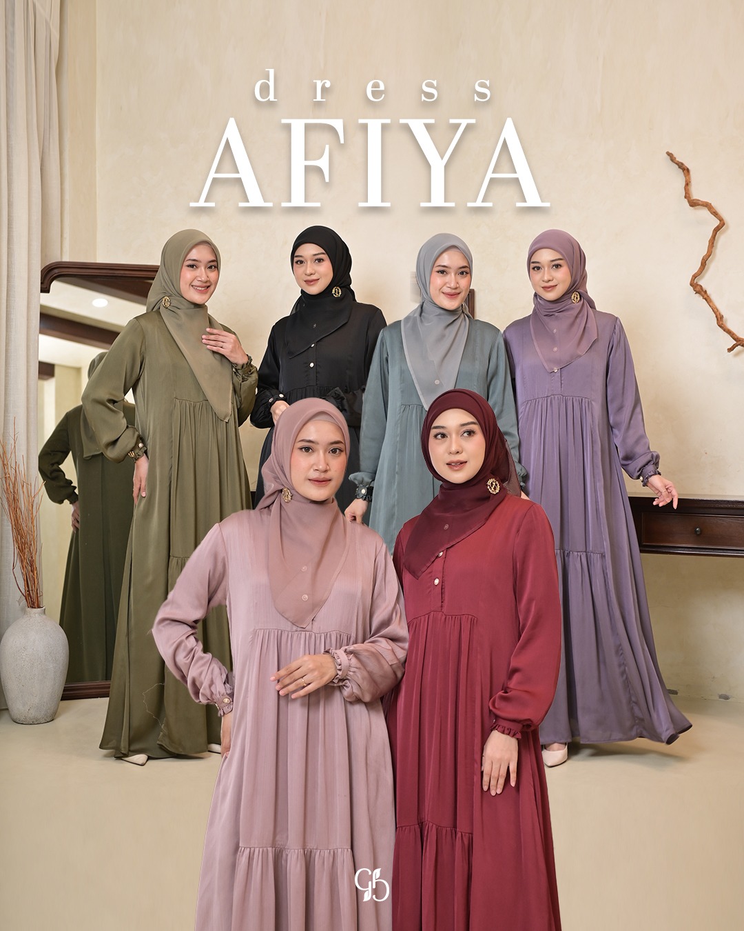 GREENISM - Afiya Dress XS - XXL | Baju Atasan Wanita Terbaru