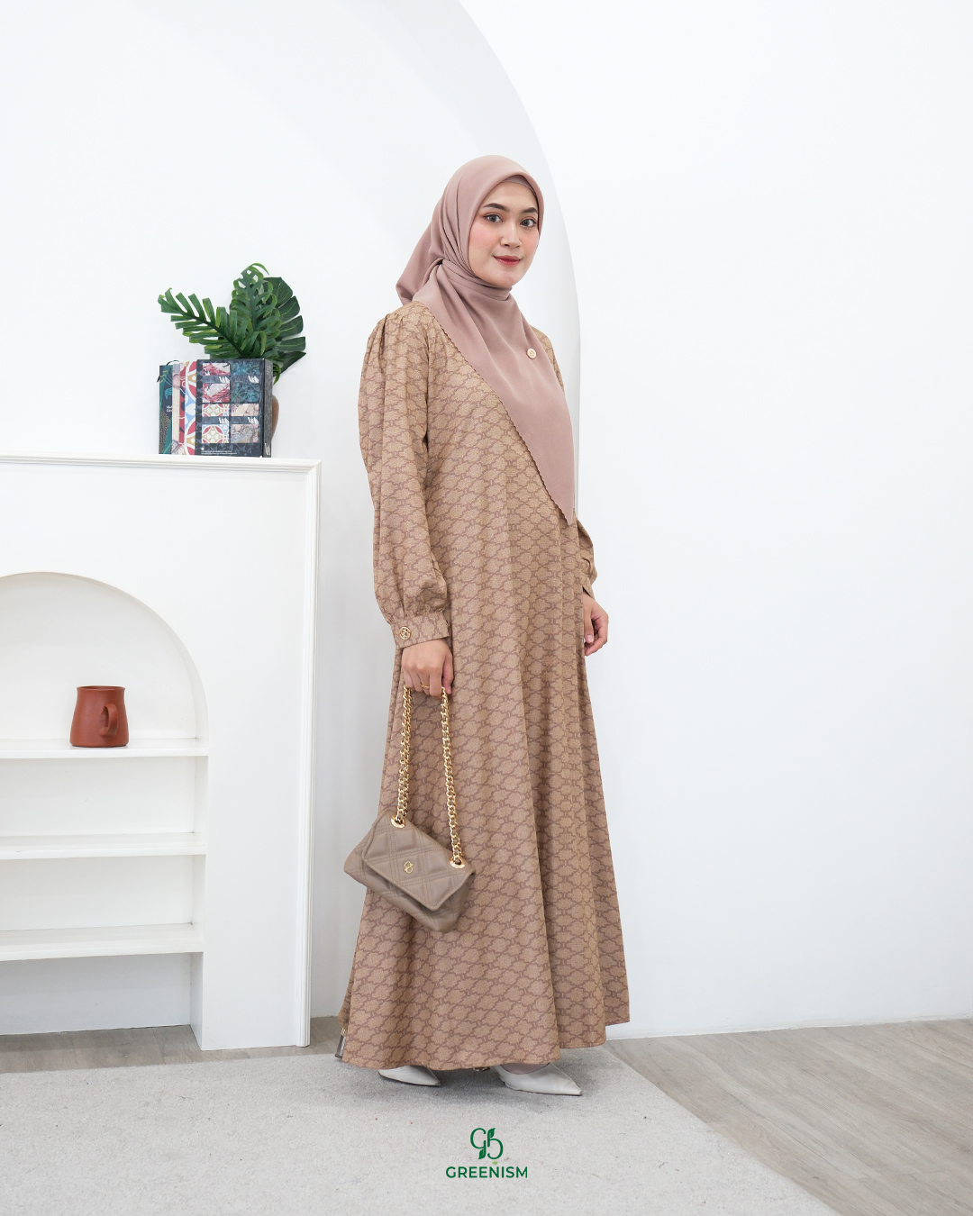 GREENISM - Ataya Katun Madinah | Busui friendly Gamis Daily