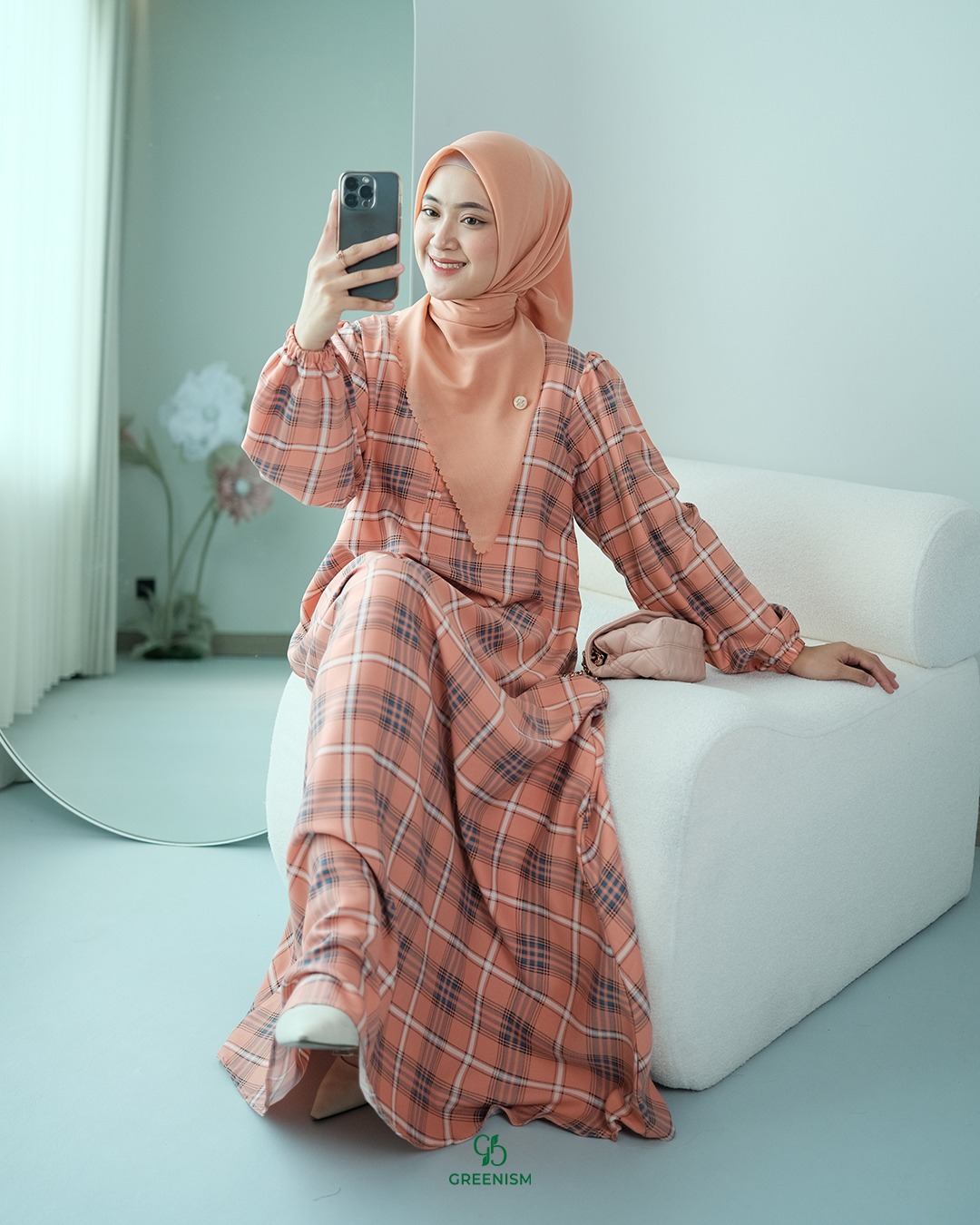 GREENISM - Frisyi Dress Syakila  | Busui friendly Gamis Daily