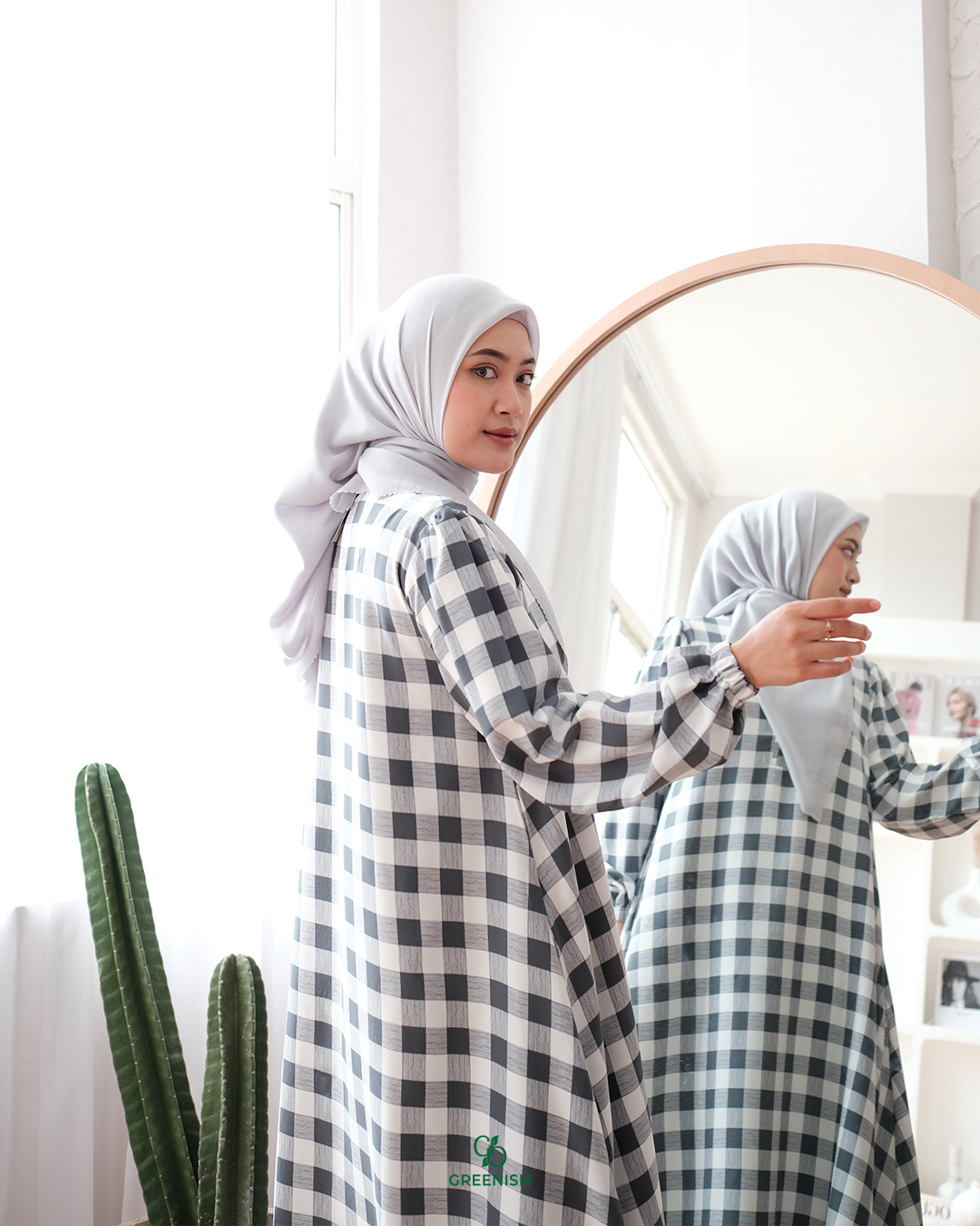 GREENISM - Xavia Dress Syakila | Busui friendly Gamis Daily