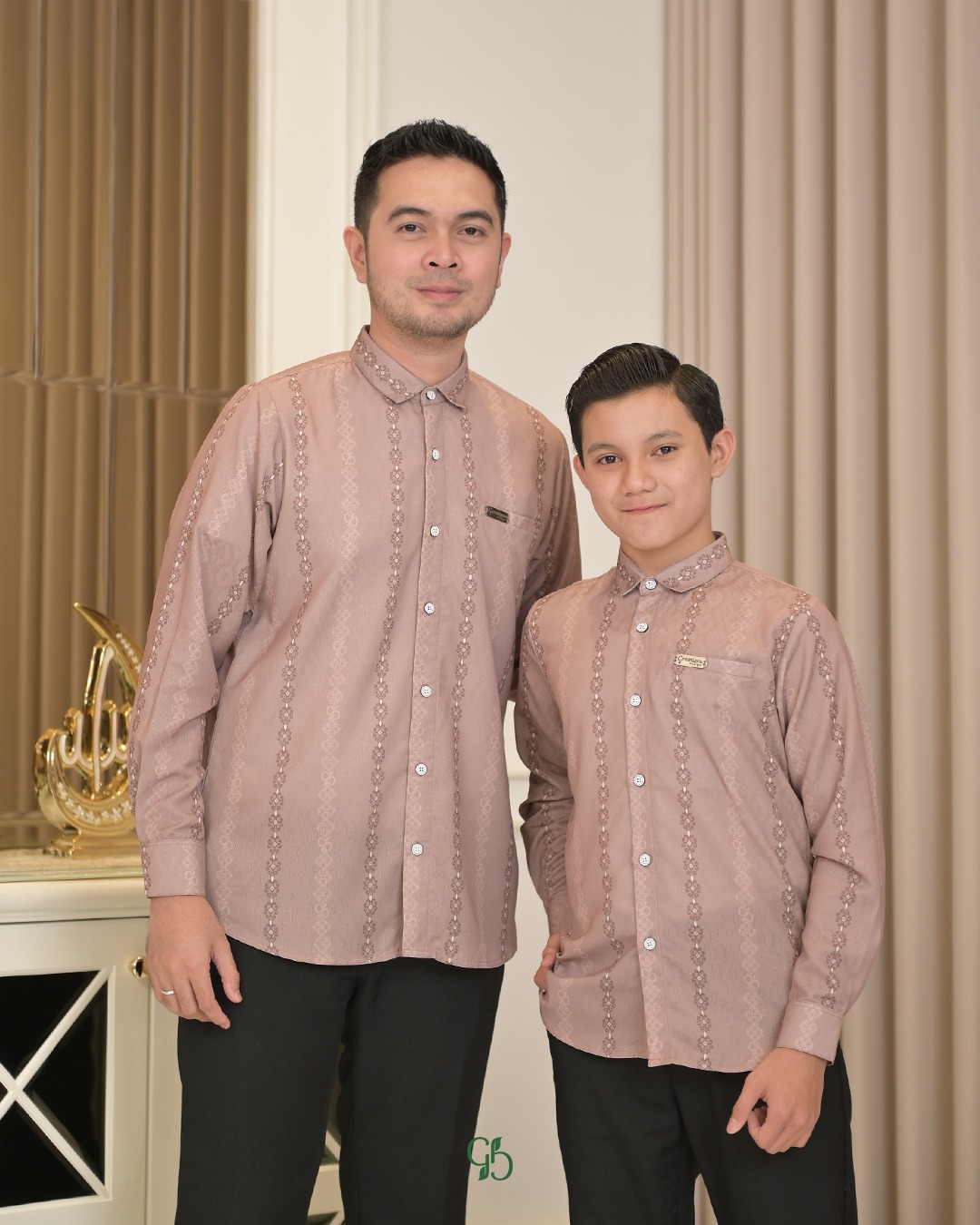 GREENISM - (Pre-Order) Arasia Raya Dress Gamis Wanita, Koko dan Oneset | Choco Mauve | Baju Atasan Wanita Terbaru | Gamis Lebaran 2026 Model Gamis Terbaru