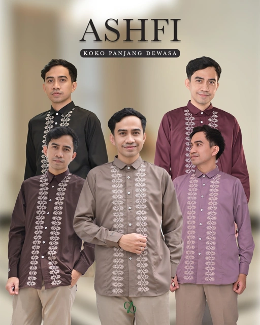 Image of GREENISM - (All Colours) Ashfi Koko Dewasa Panjang | Baju Atasan Wanita Terbaru | Gamis Lebaran 2026