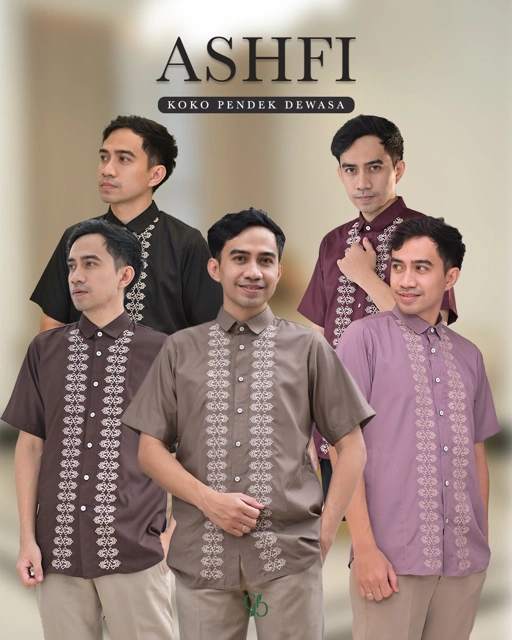 Image of GREENISM - (All Colours) Ashfi Koko Dewasa Pendek | Baju Atasan Wanita Terbaru | Gamis Lebaran 2026
