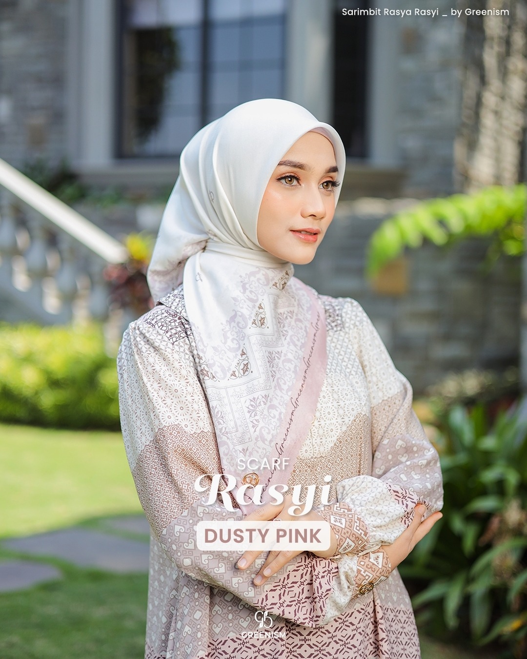 RASYI SCARF MOTIF DEWASA I READY STOCK
