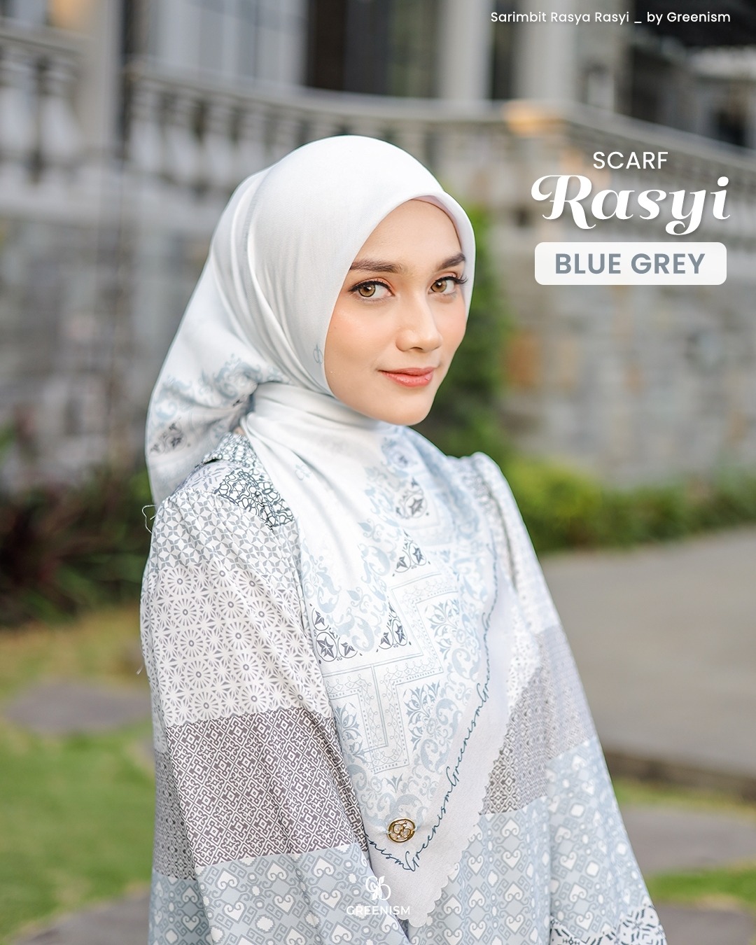 RASYI SCARF MOTIF DEWASA I READY STOCK