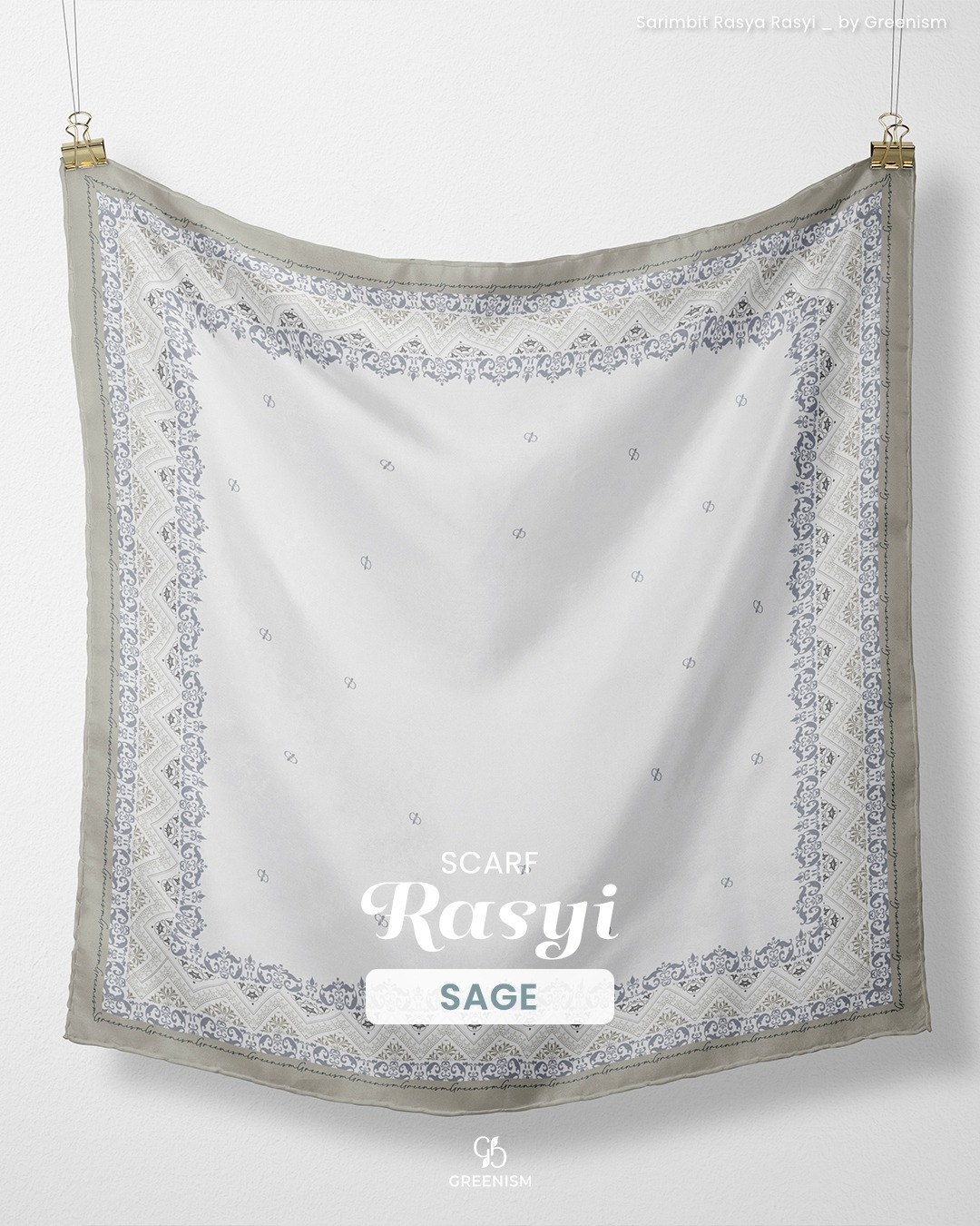 RASYI SCARF MOTIF DEWASA I READY STOCK