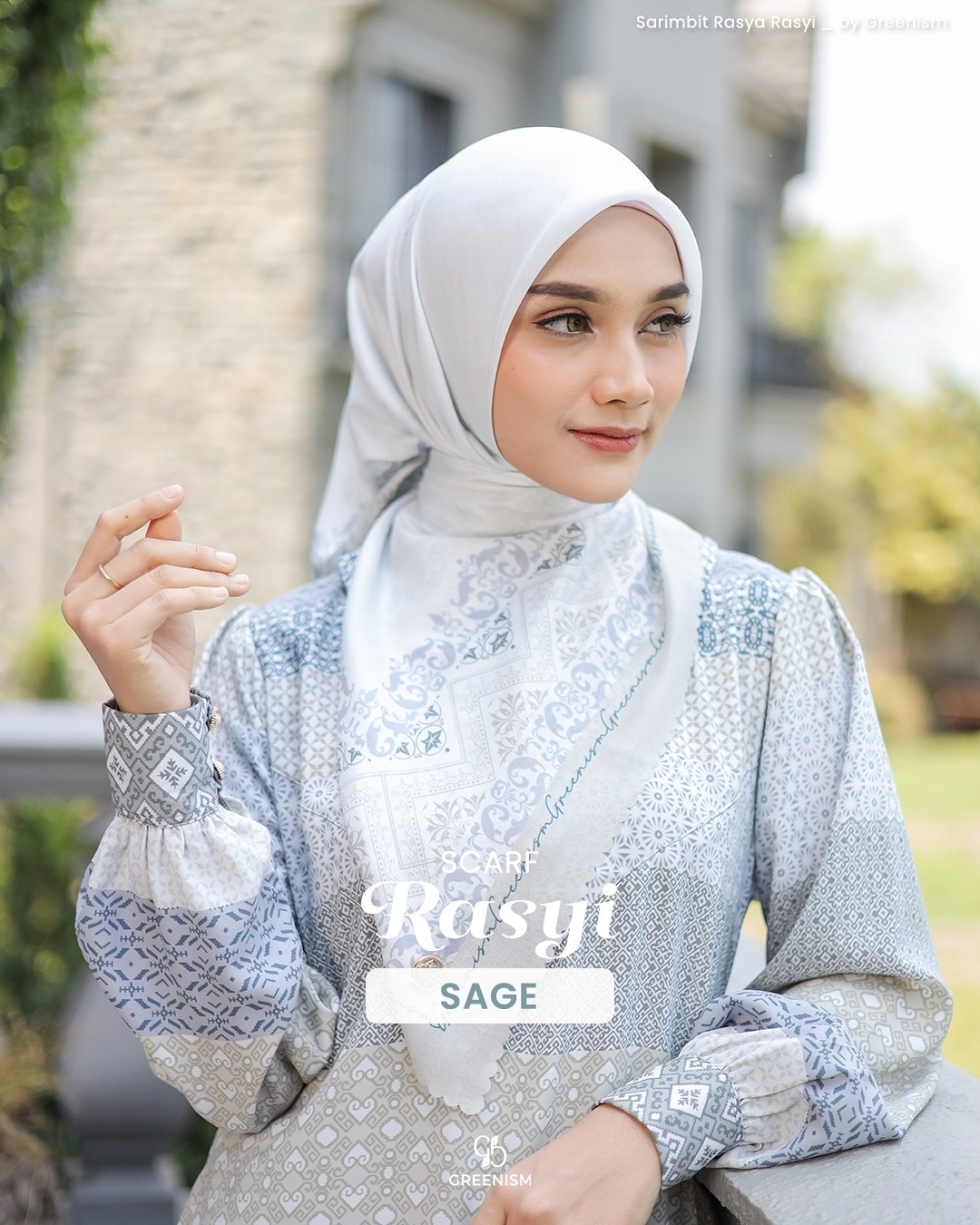 RASYI SCARF MOTIF DEWASA I READY STOCK