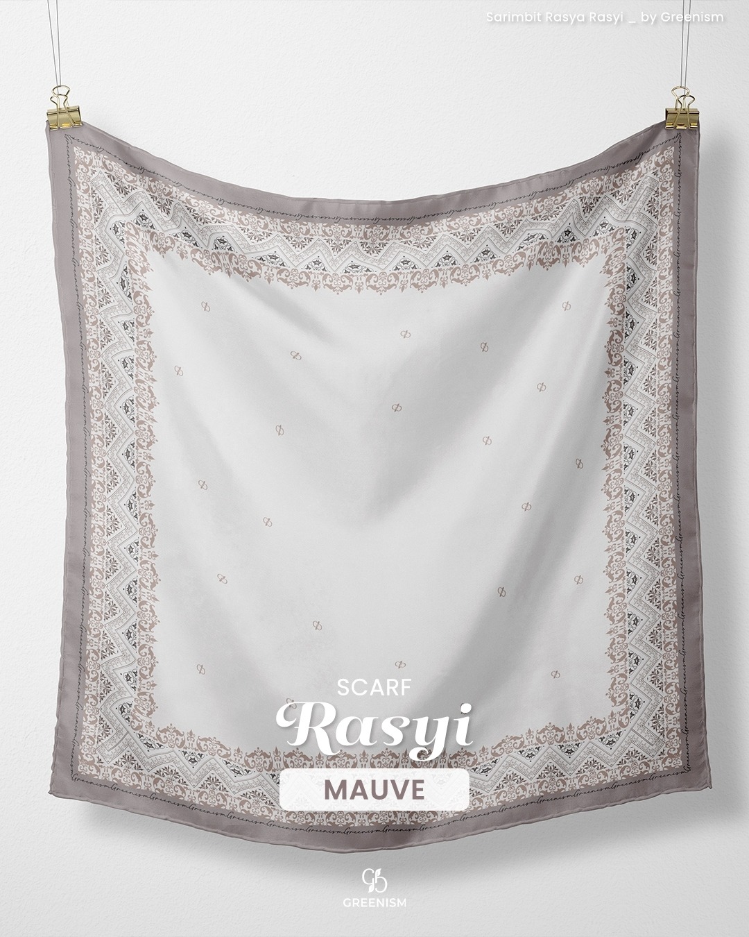 RASYI SCARF MOTIF DEWASA I READY STOCK