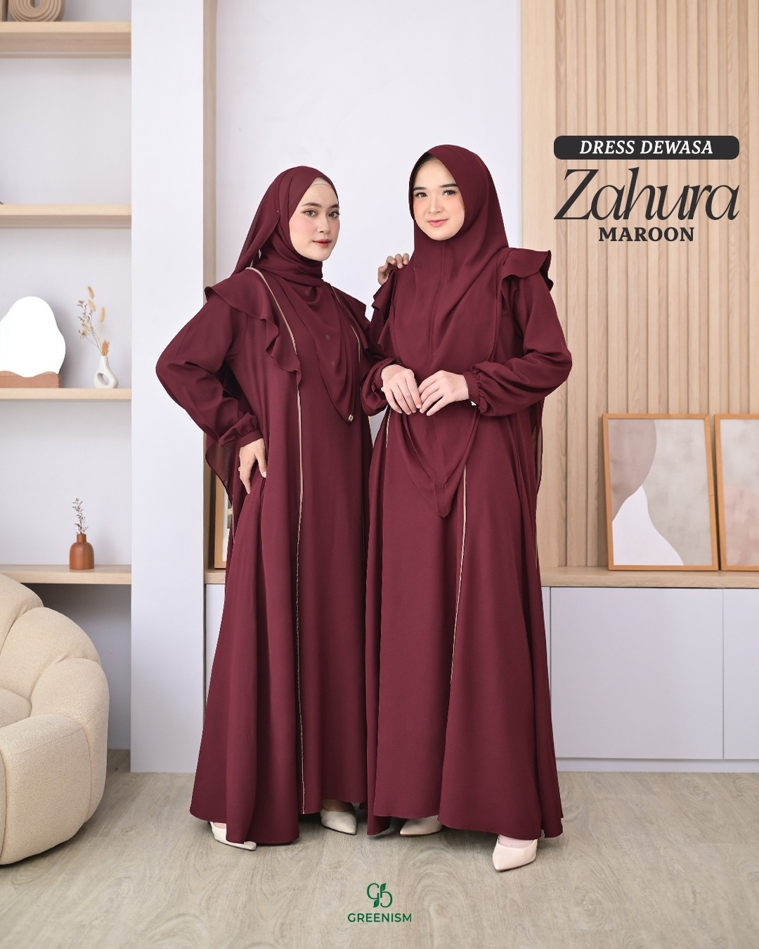 ZAHURA DRESS DEWASA I PRE ORDER