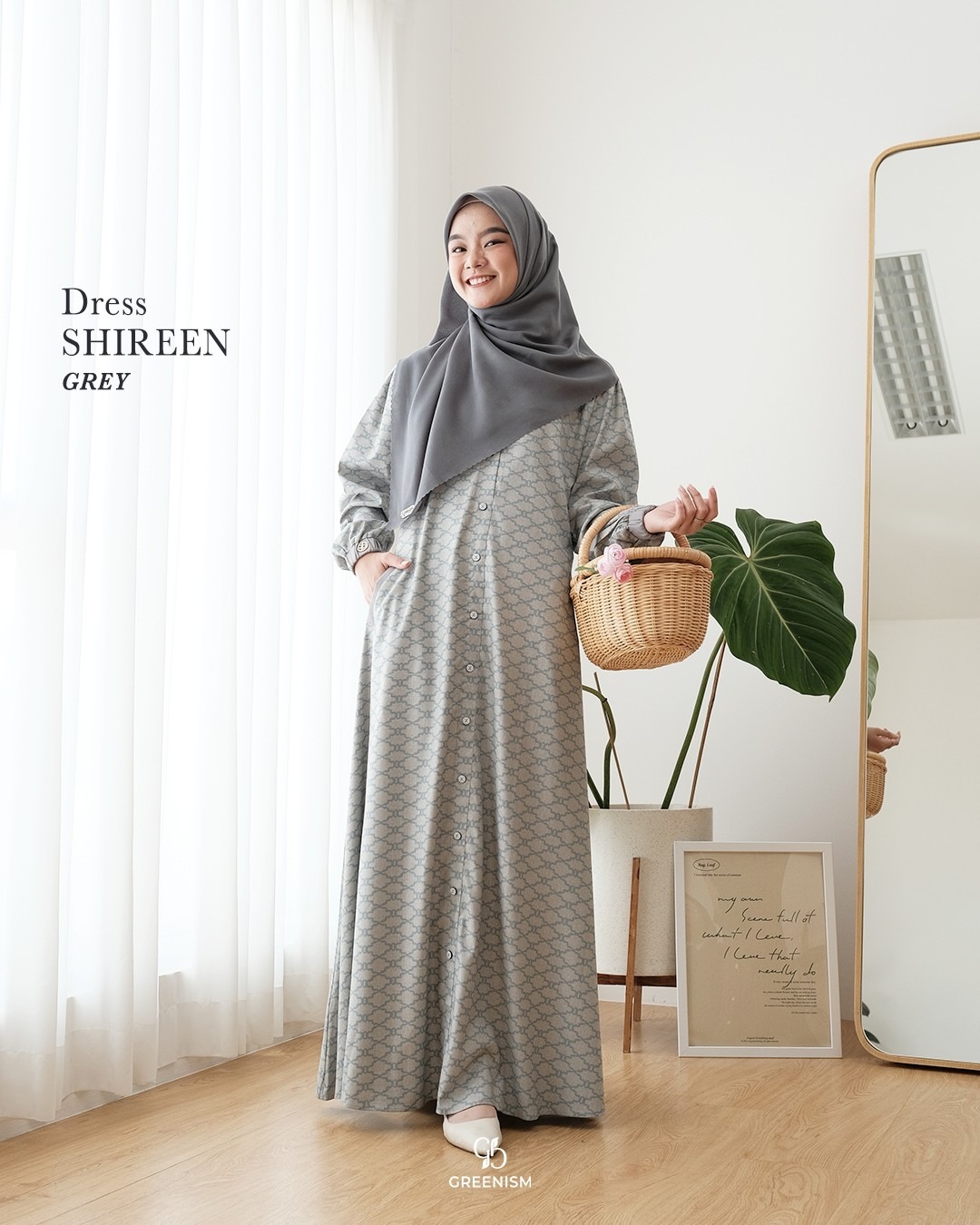 SHIREEN DRESS I READY STOCK