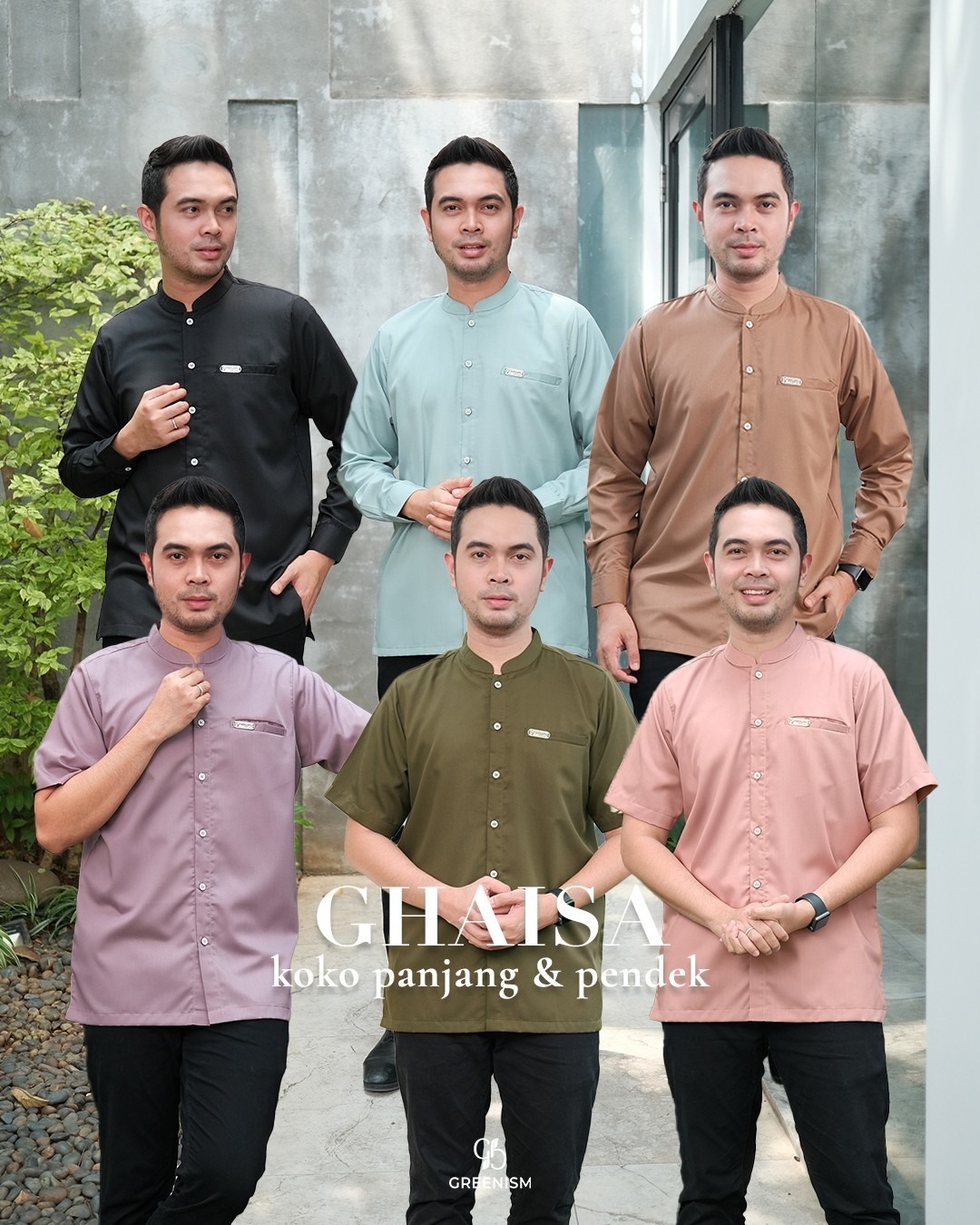 GHAISA KOKO DEWASA PENDEK  I READY STOCK