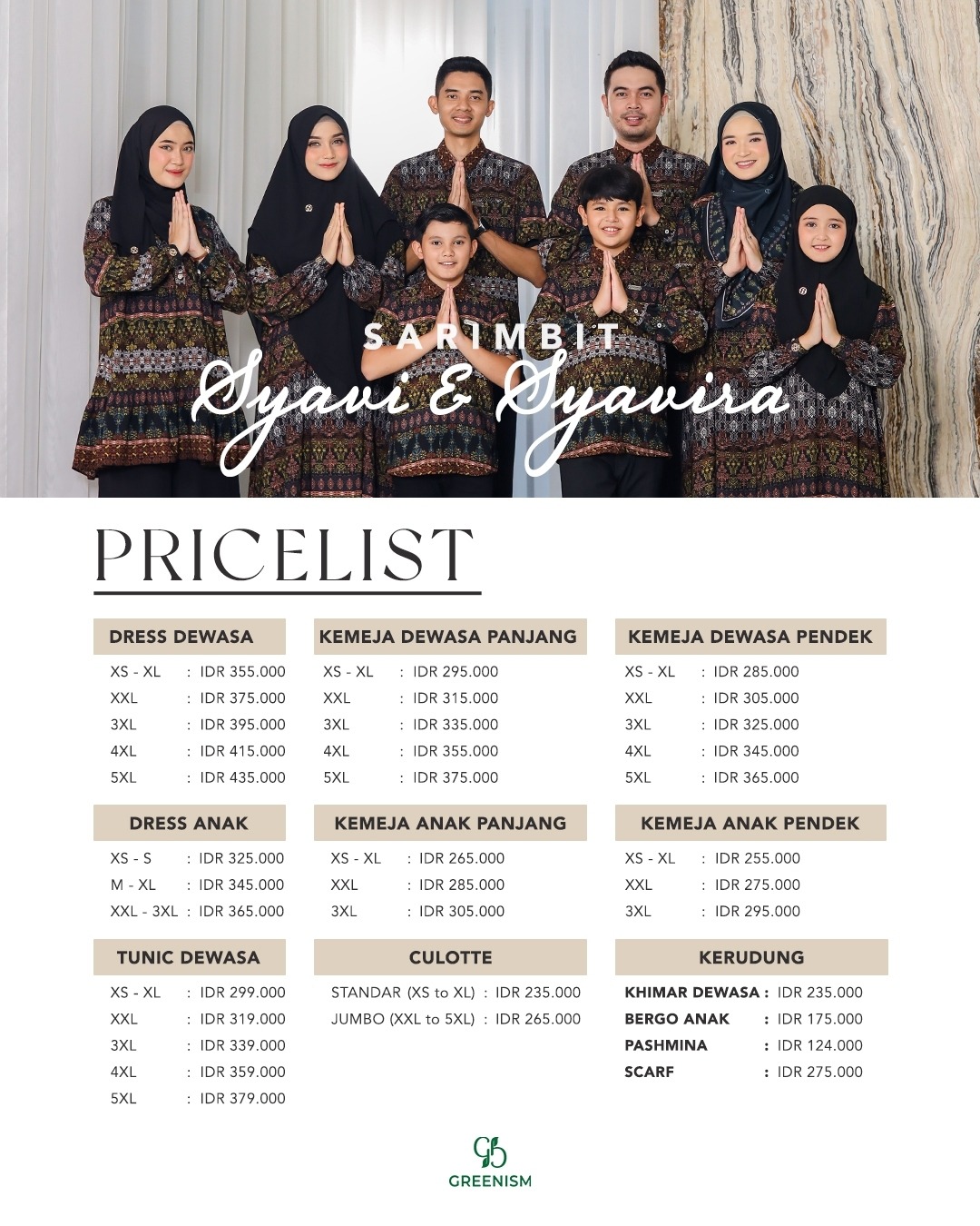 SYAVIRA SCARF DEWASA I READY STOCK