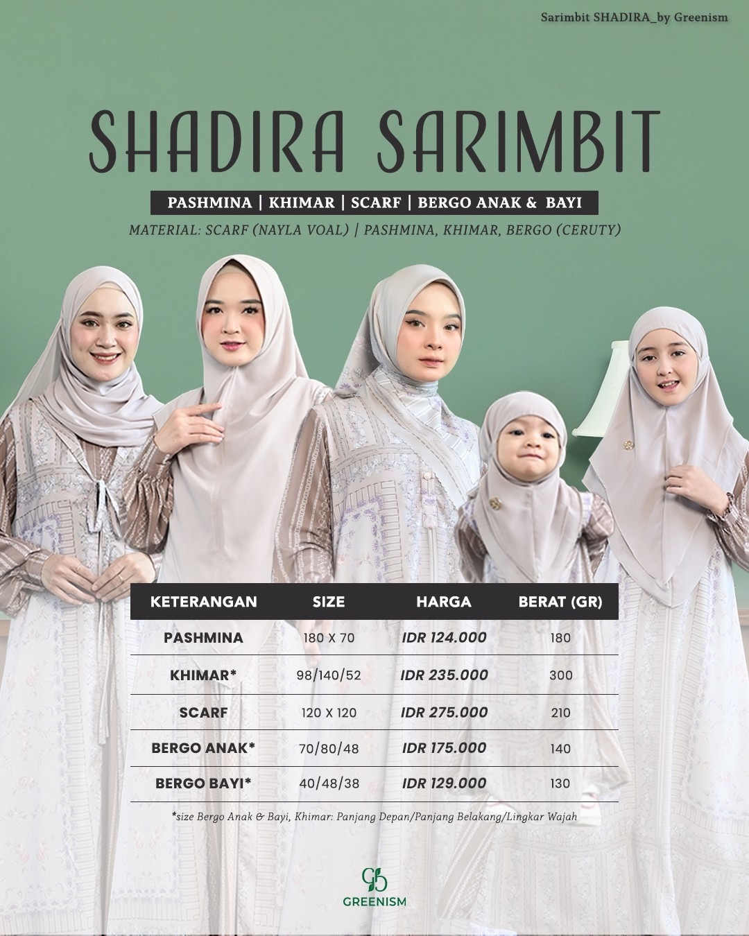 SHADIRA SCARF I PRE ORDER