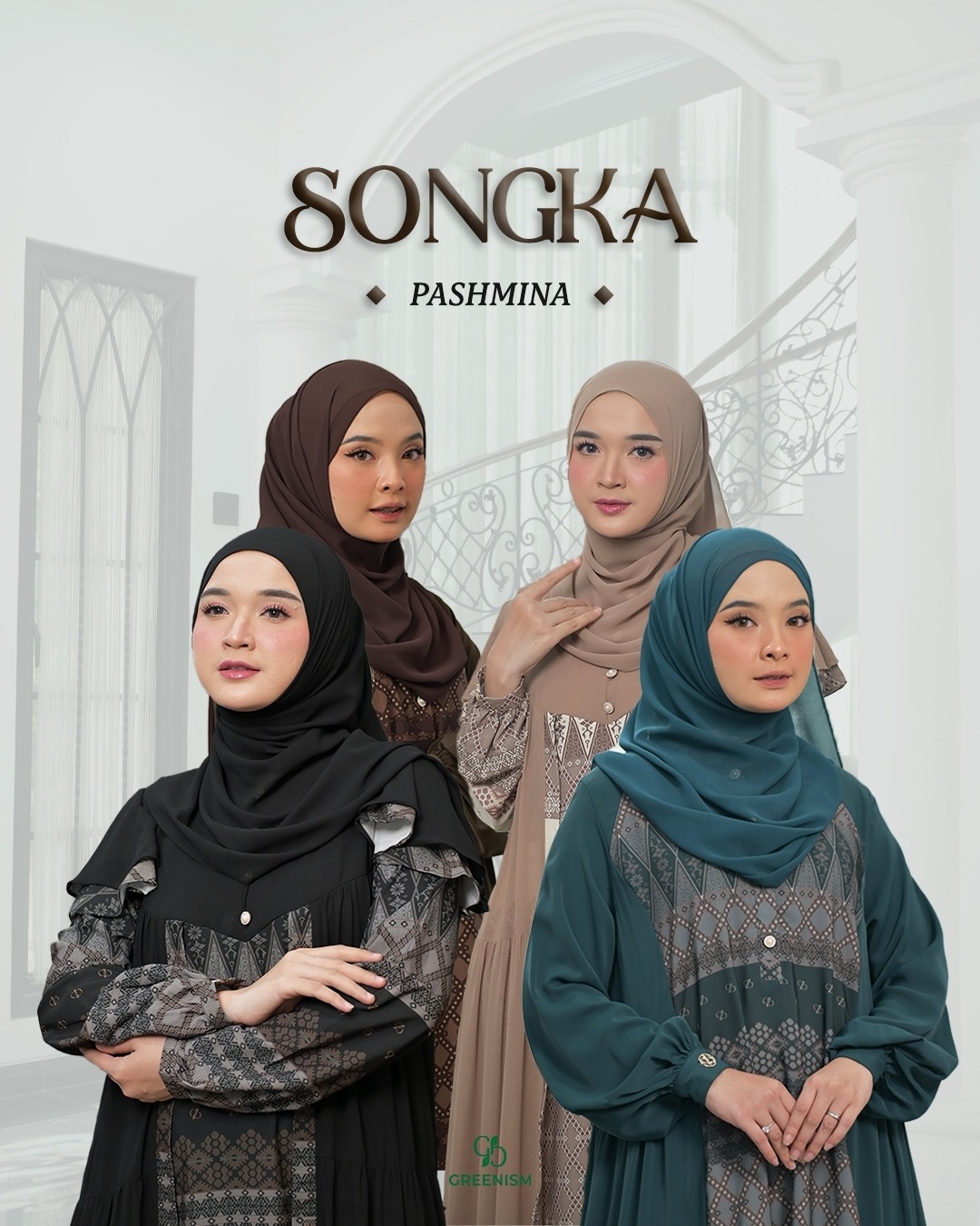 SONGKA PASHMINA I READY STOCK