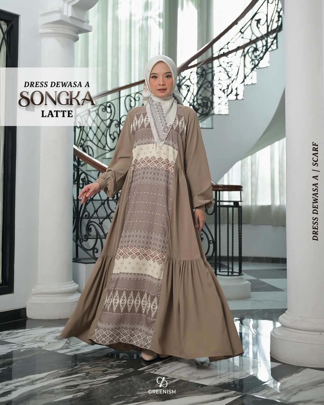 SONGKA DRESS DEWASA (A) I PRE ORDER
