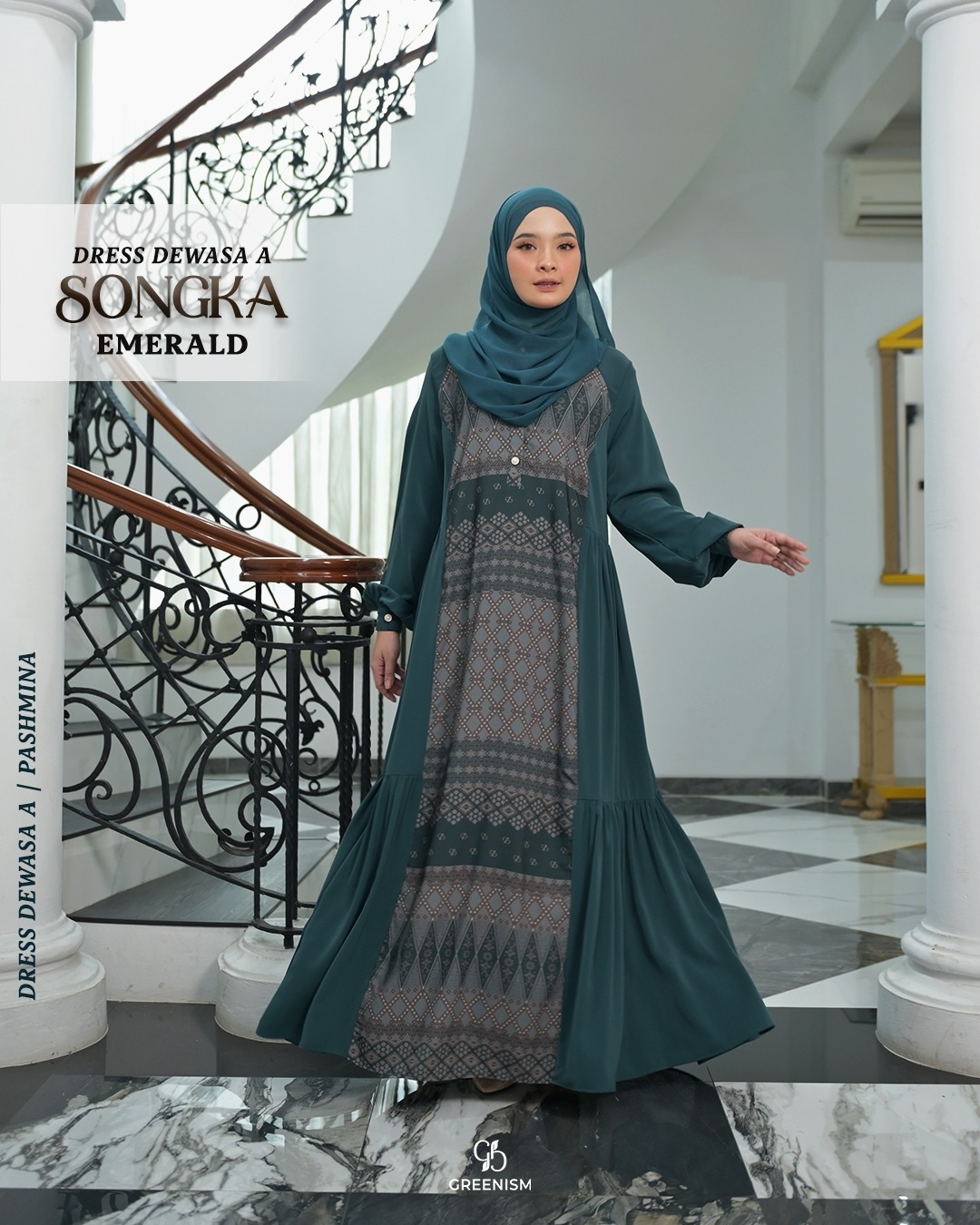 SONGKA DRESS DEWASA (A) I PRE ORDER