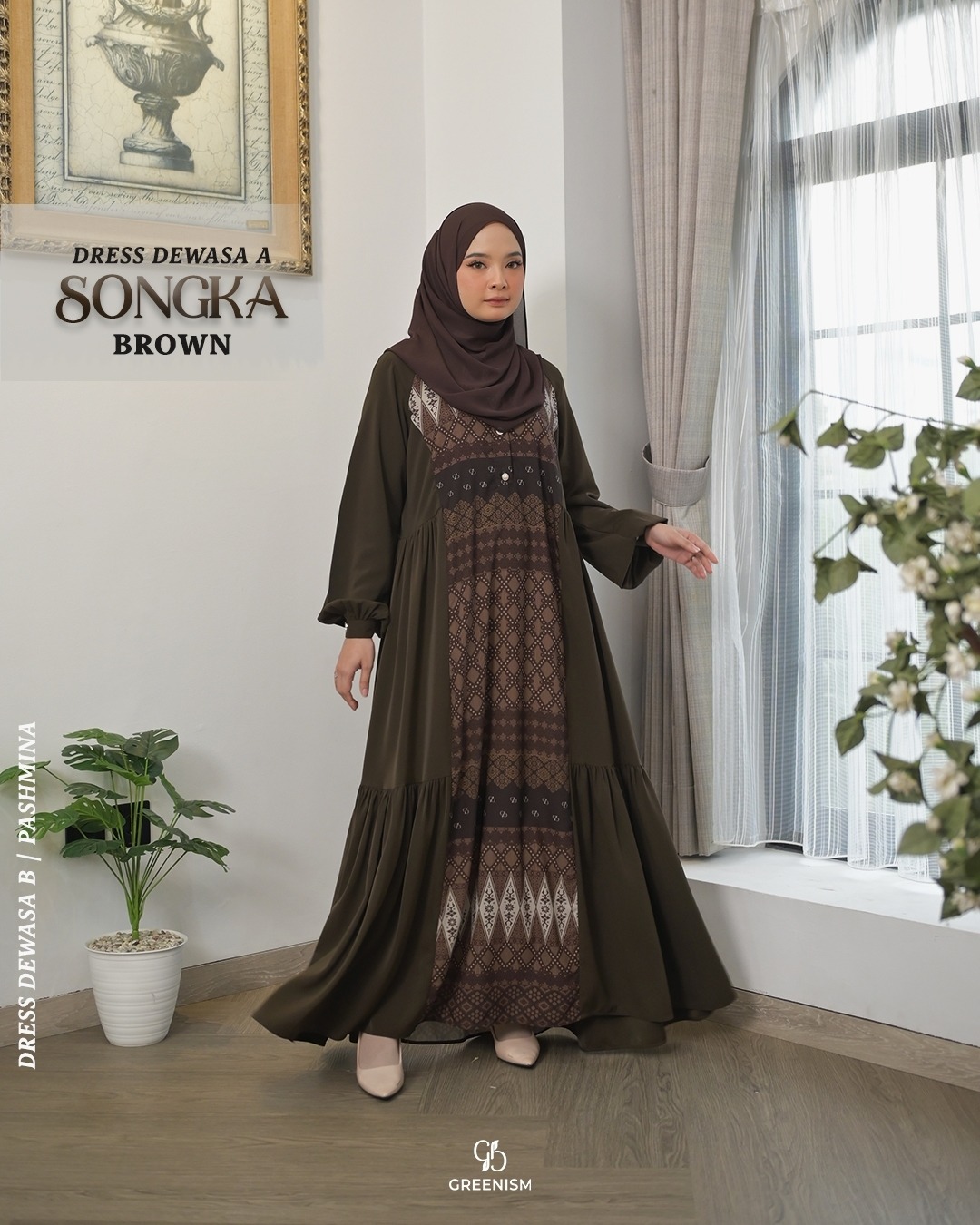 SONGKA DRESS DEWASA (A) I PRE ORDER
