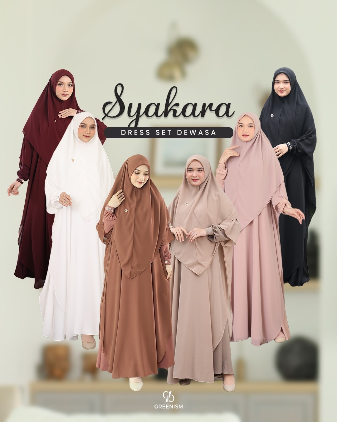 SYAKARA DRESS DEWASA I READY STOCK