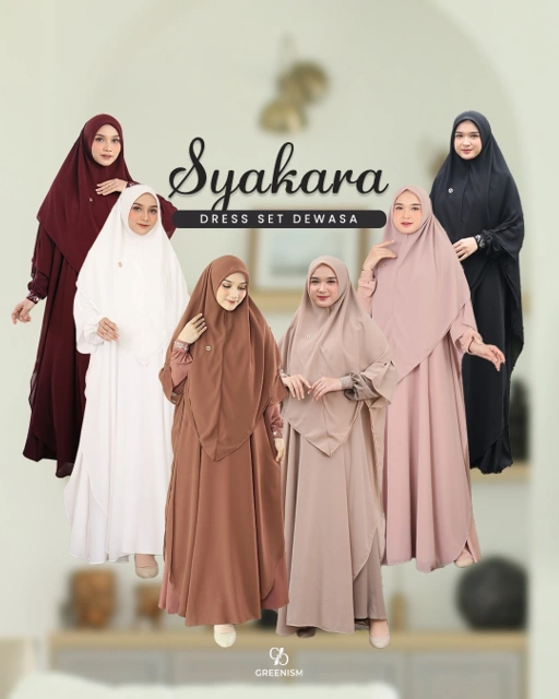 Image of SYAKARA DRESS DEWASA I READY STOCK