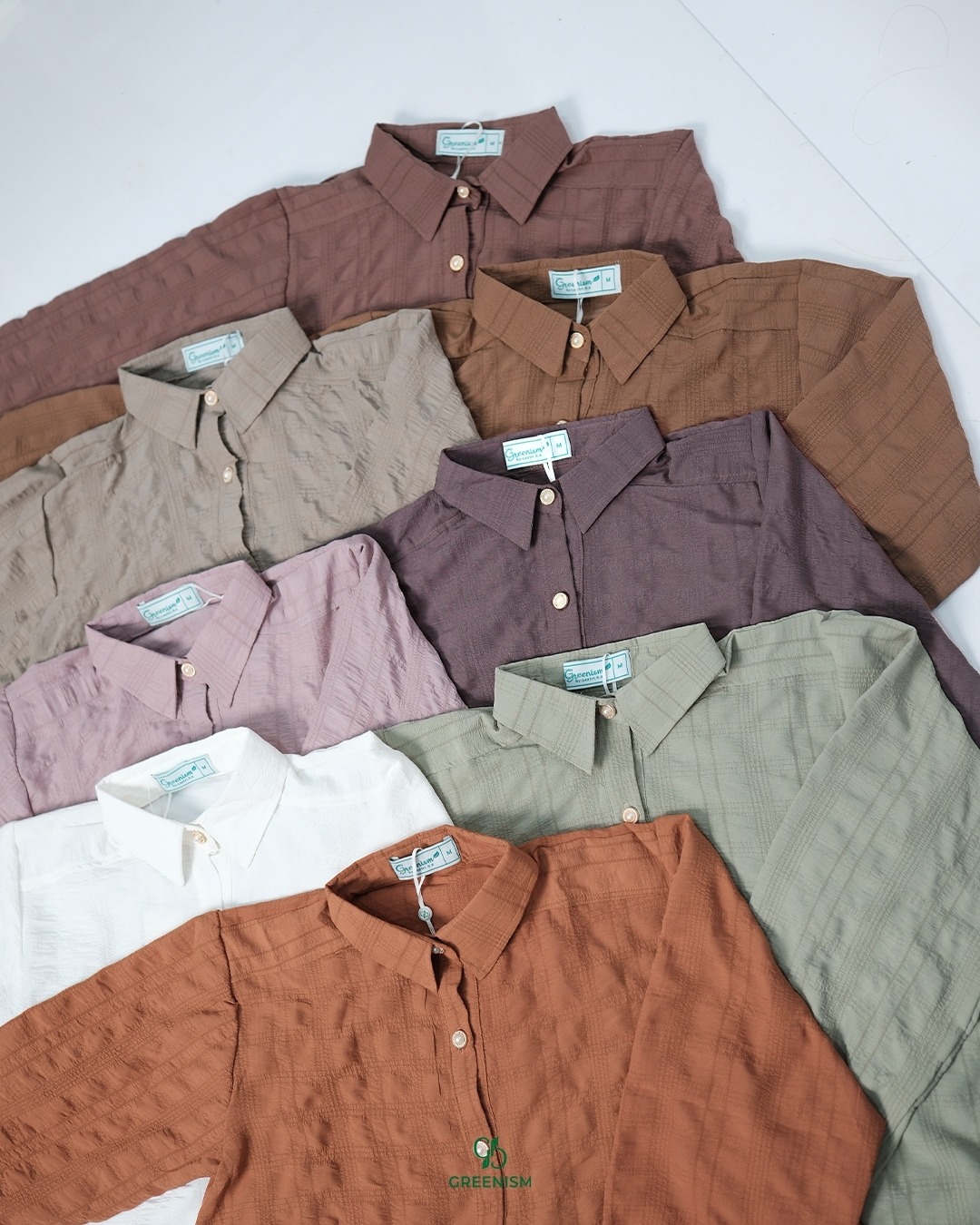 GREENISM - RUMAISHA SHIRT | CRINKLE