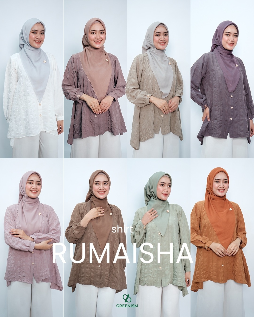 GREENISM - RUMAISHA SHIRT | CRINKLE