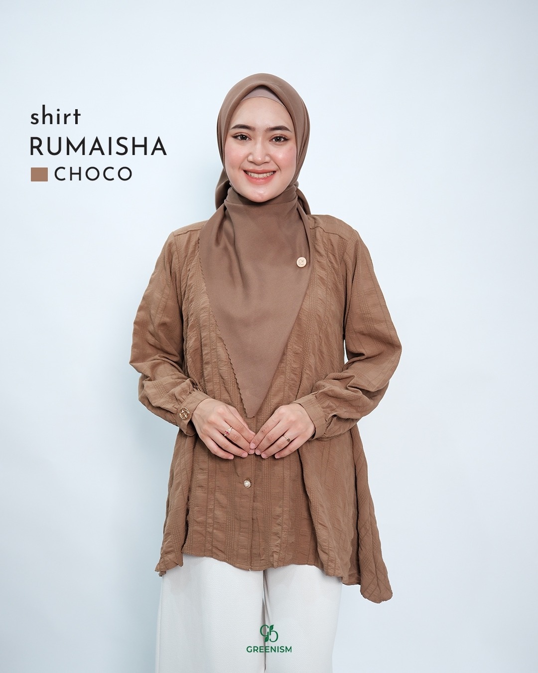 GREENISM - RUMAISHA SHIRT | CRINKLE