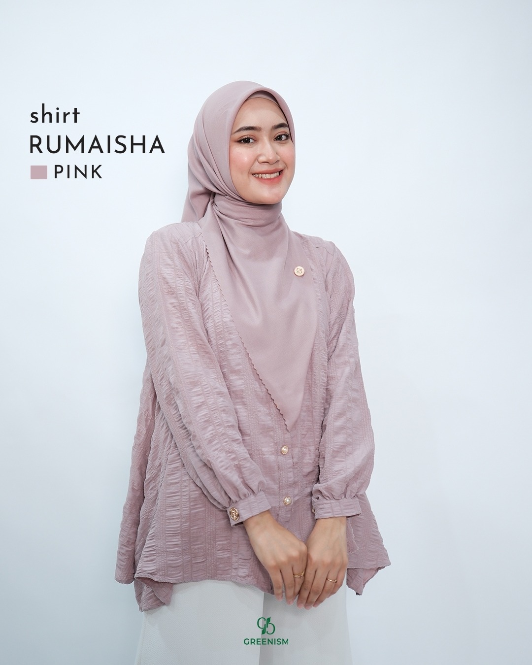 GREENISM - RUMAISHA SHIRT | CRINKLE