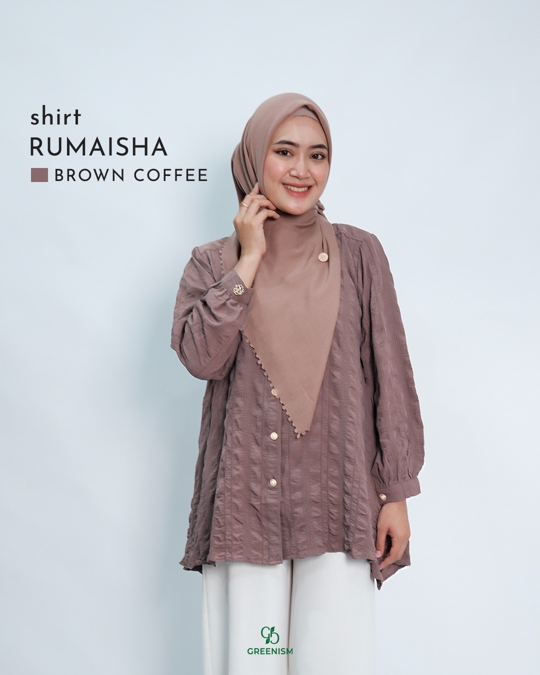 GREENISM - RUMAISHA SHIRT | CRINKLE