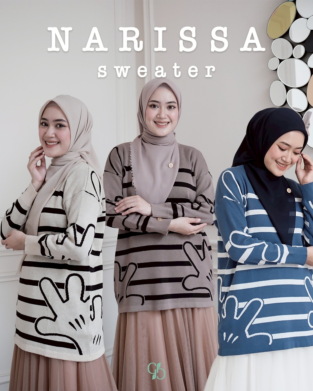 NARISSA SWEATER I READY STOCK
