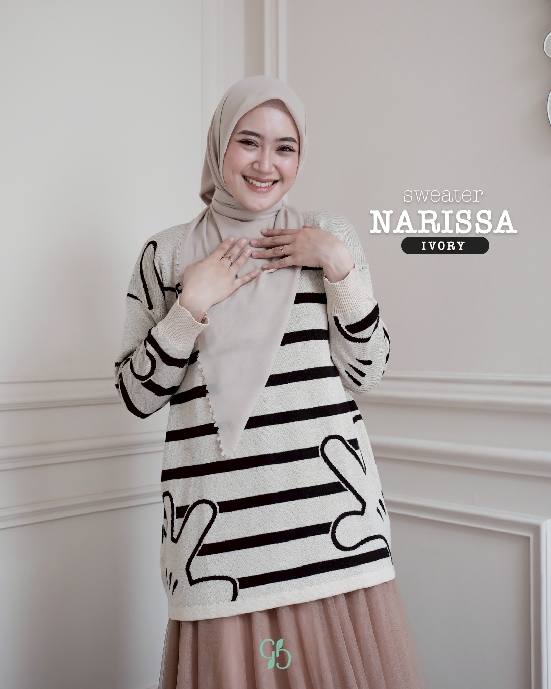 NARISSA SWEATER I READY STOCK