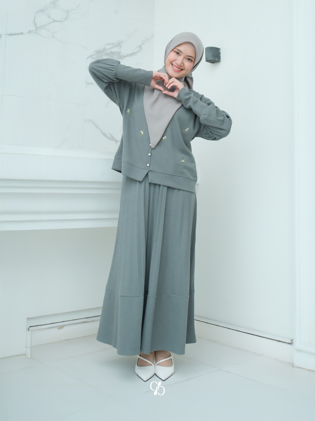 GREENISM - Kiara Oneset Rok Atasan Bawahan | Baju Atasan Wanita Terbaru 2026