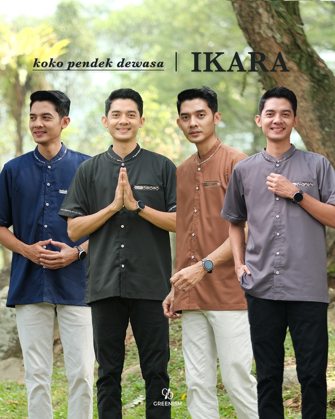 GREENISM - IKARA KOKO DEWASA PENDEK I READY STOCK