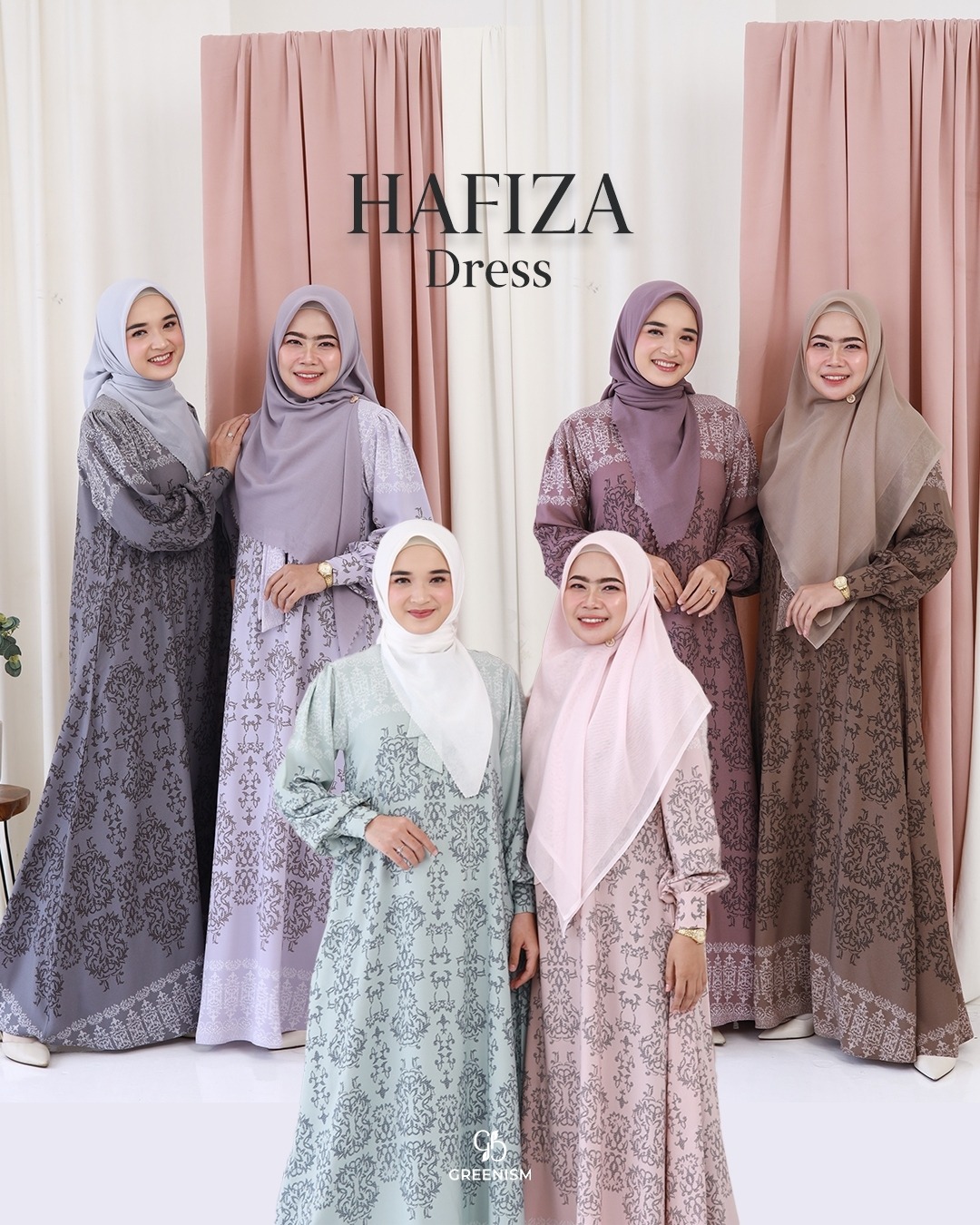 GREENISM - HAFIZA DRESS I READY STOCK