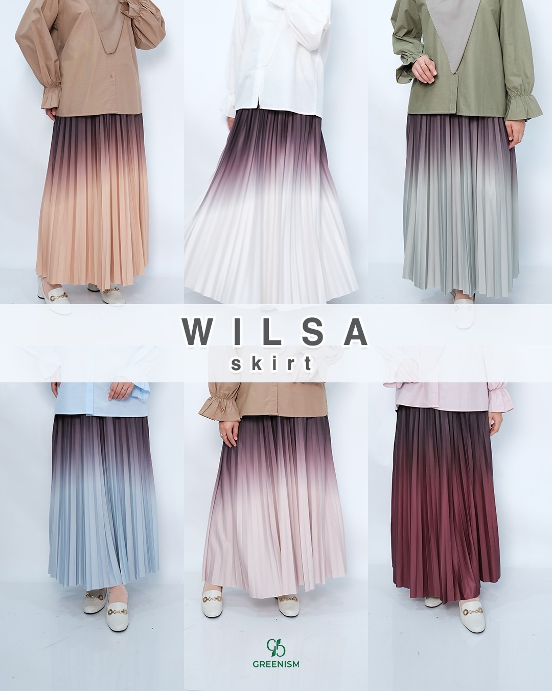 GREENISM - WILSA SKIRT | READY STOCK