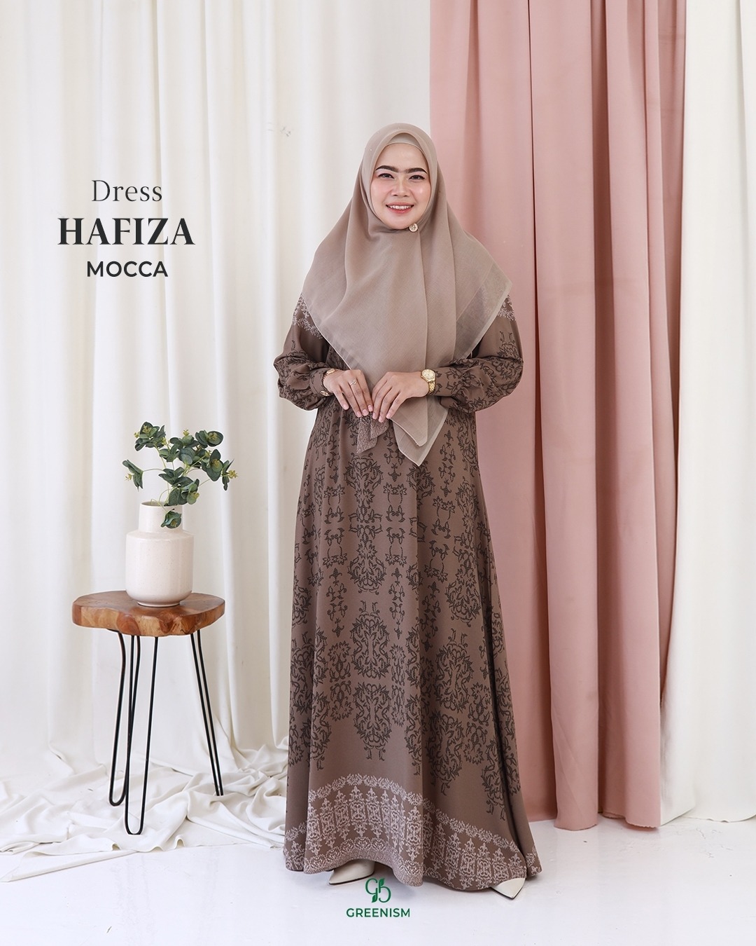 GREENISM - HAFIZA DRESS I READY STOCK