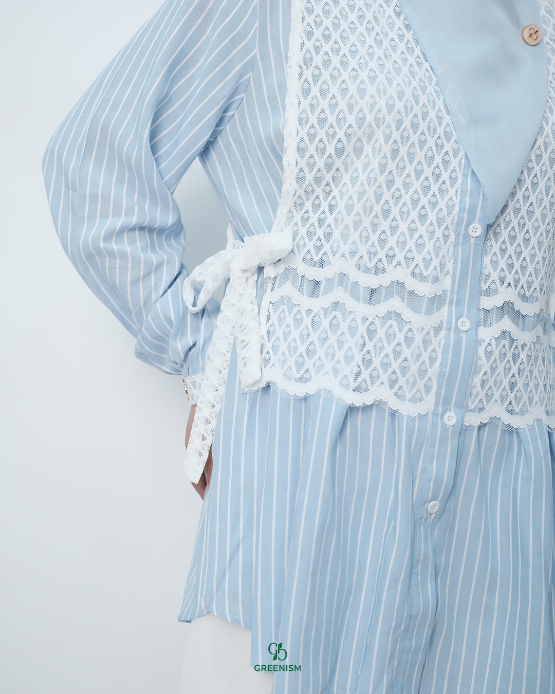 GREENISM - NAHIARA BLOUSE POPLIN