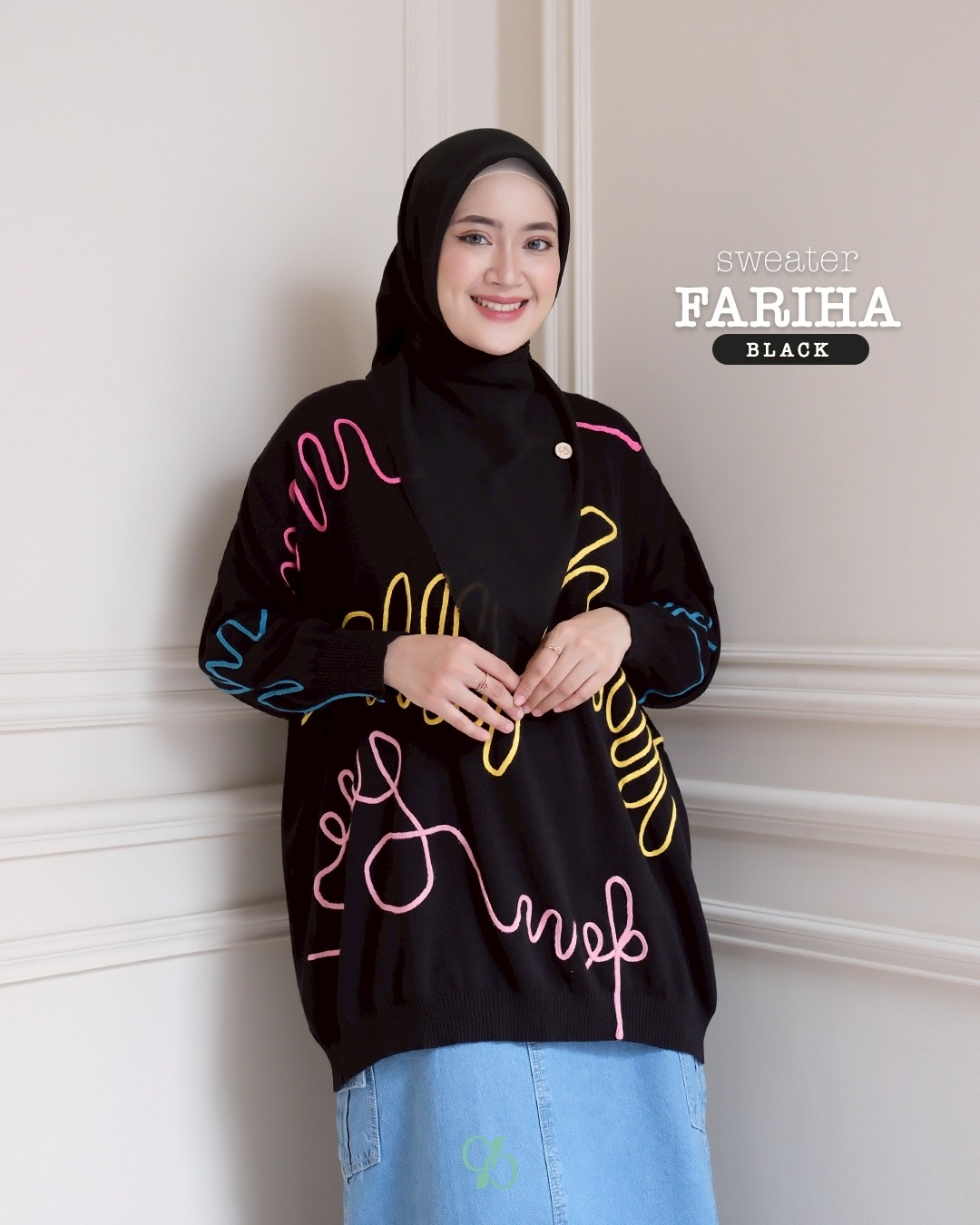 GREENISM - FARIHA SWEATER I READY STOCK