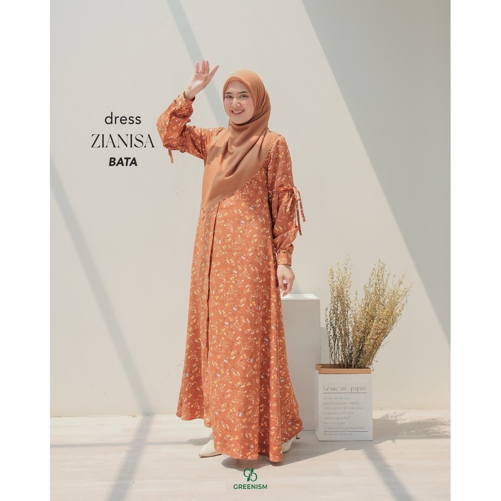GREENISM | ZIANISA DRESS | READY STOCK
