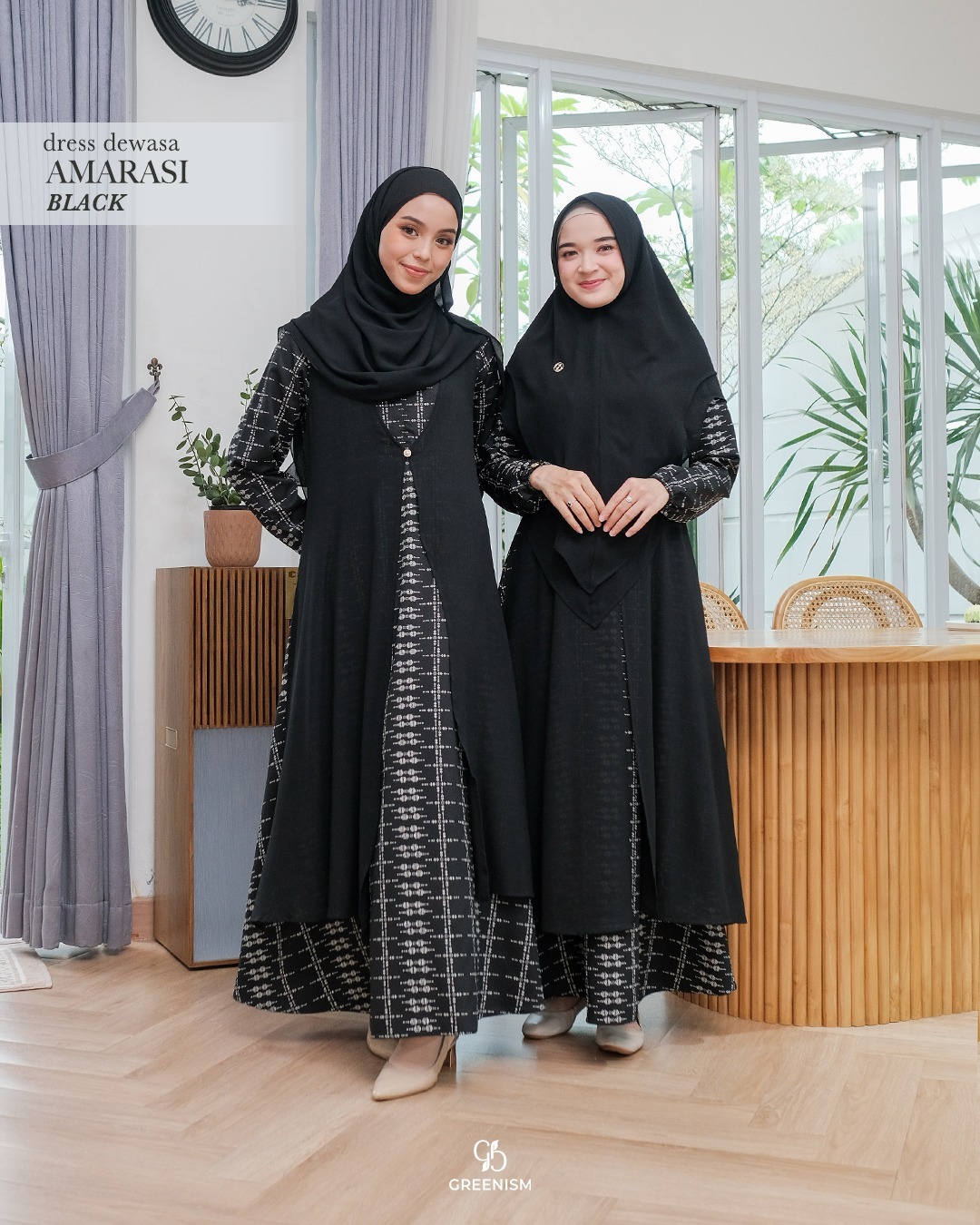 GREENISM - AMARASI DRESS DEWASA
