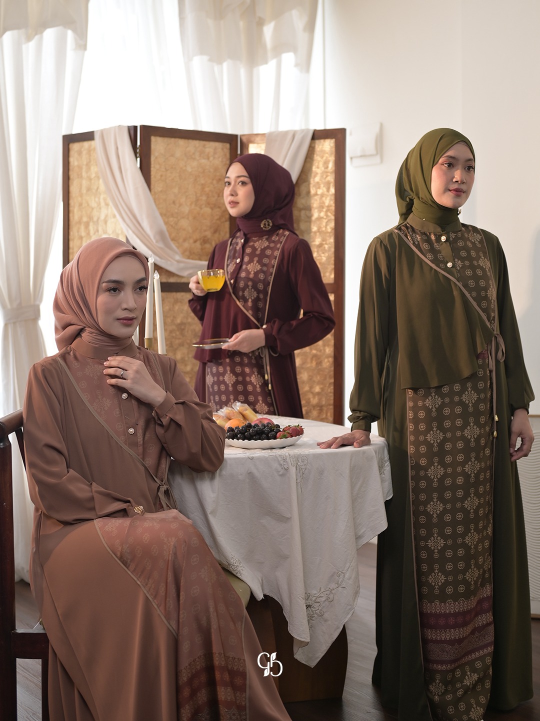 GREENISM - MANIRA DRESS I GAMIS MOTIF MODERN DAN ELEGAN