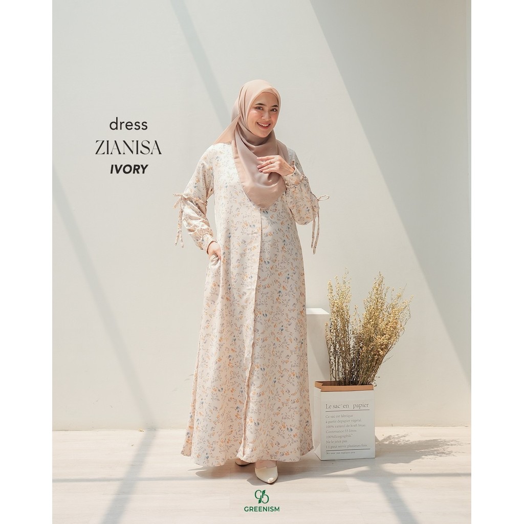 GREENISM | ZIANISA DRESS | READY STOCK