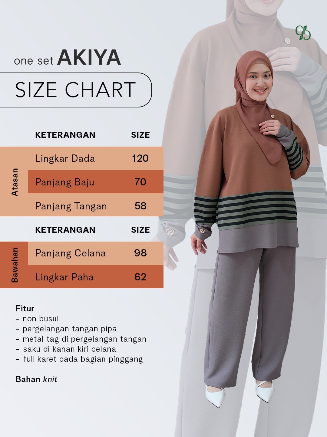GREENISM - Akiya Oneset Daily Semua Ukuran | Baju Atasan Wanita Terbaru 2026
