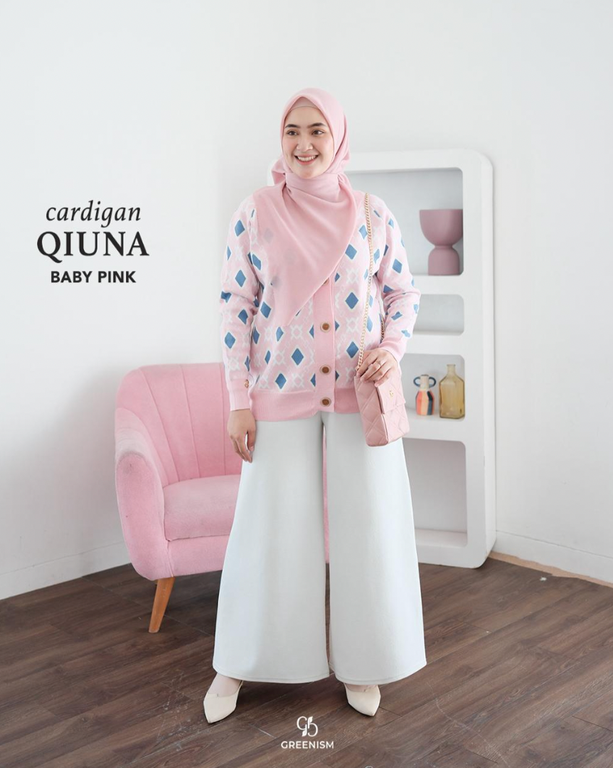 GREENISM - Qiuna Cardigan | Baju Atasan Wanita Terbaru 2026