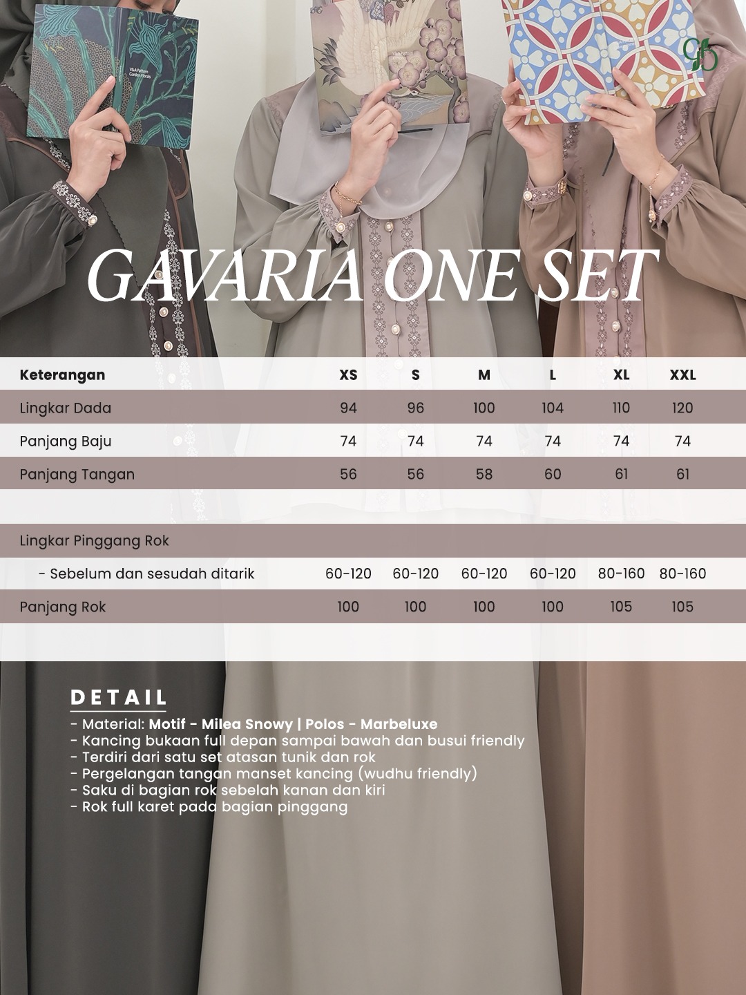 GREENISM - Gavaria Oneset | Baju Atasan Wanita Terbaru 2026