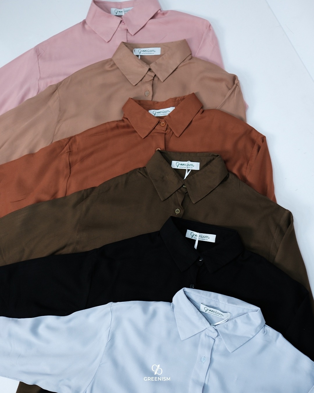 GREENISM - AIZA SHIRT KATUN RAYON