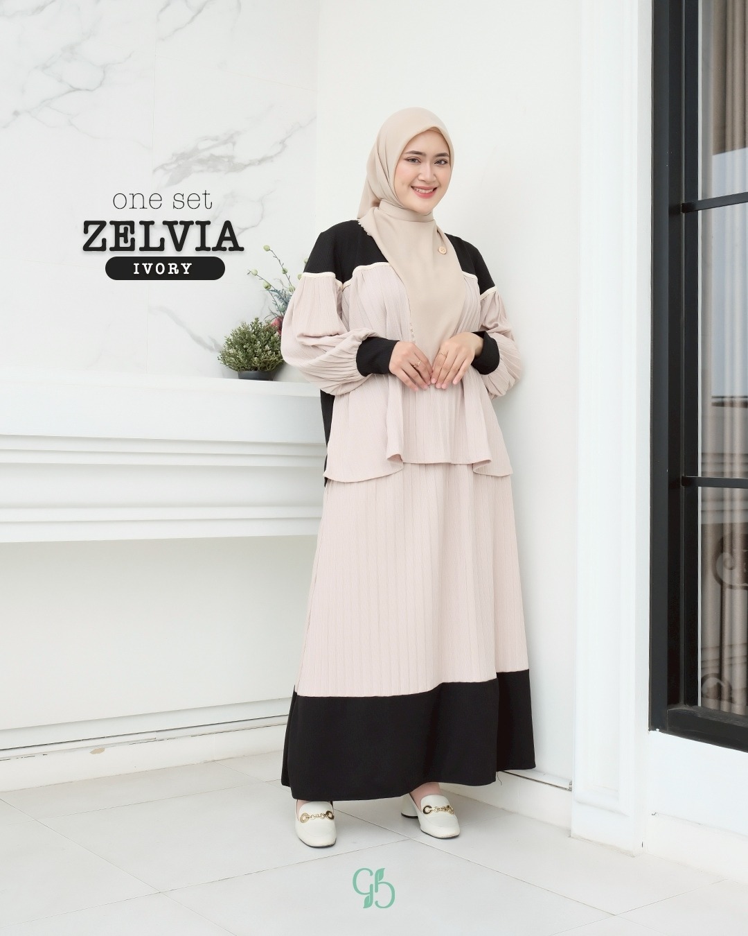 GREENISM - ZELVIA ONE SET I READY STOCK
